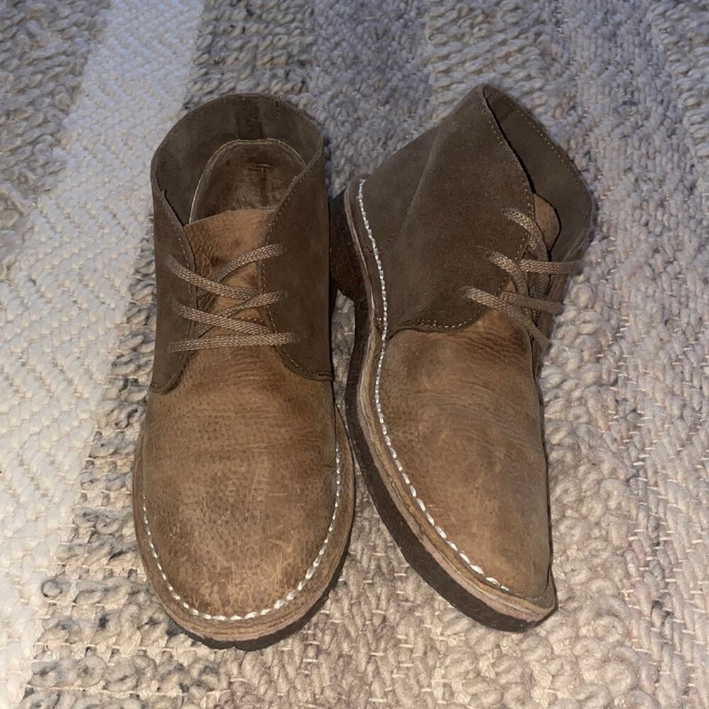 SeaVees chukka suede and tumbled leather boots shoes size 8.5